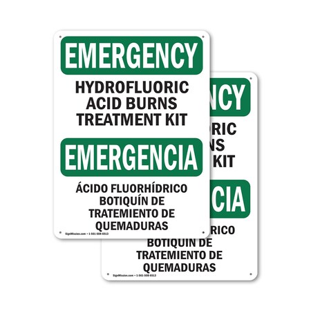 Signmission Safety Culture Sign, 7 in Width, Plastic, Rectangle, Bilingual OS-2PACK-EM-P-710-L-10335